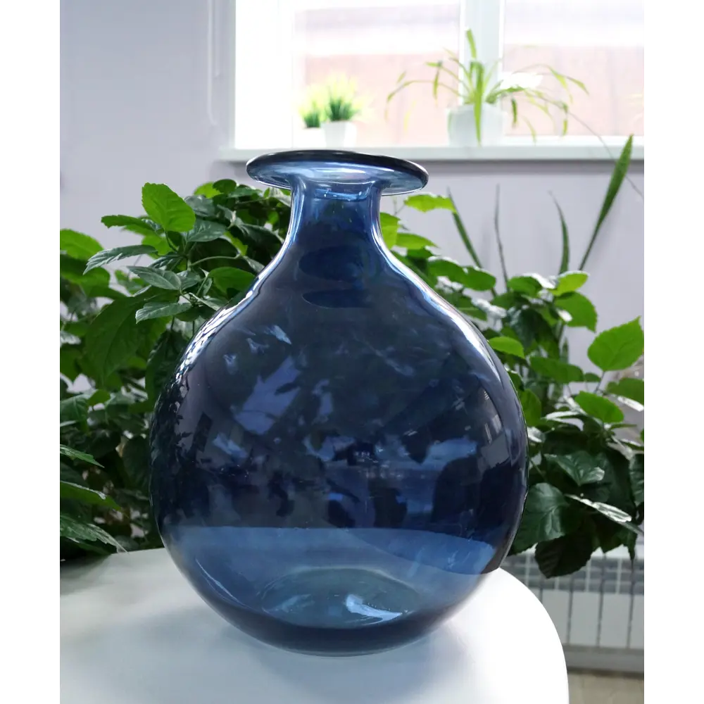 Ваза стекло цвет синий 36 см EVIS STLM-2036839 - Вид №2