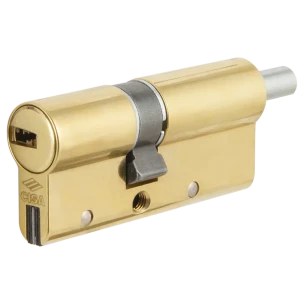 Цилиндр Cisa AP4S 0P3S2-18.66, 35x10x35 мм, ключ/шток, цвет латунь, без вертушки 82393104 STLM-2209752