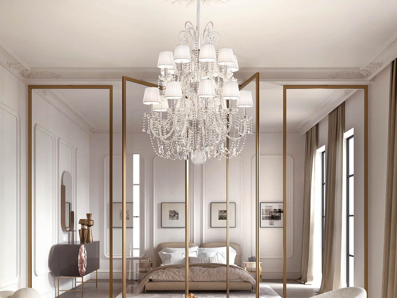 Подвесной светильник с кристаллами Masiero Diamond ARCH-00063248