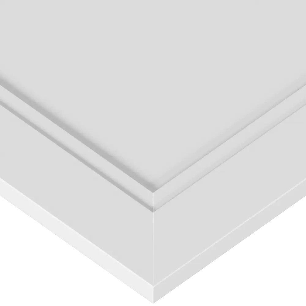 KONSENSA Фасад Котлас белый матовый для кухни в неоклассическом стиле 89387724 STLM-1578773 - Вид №5