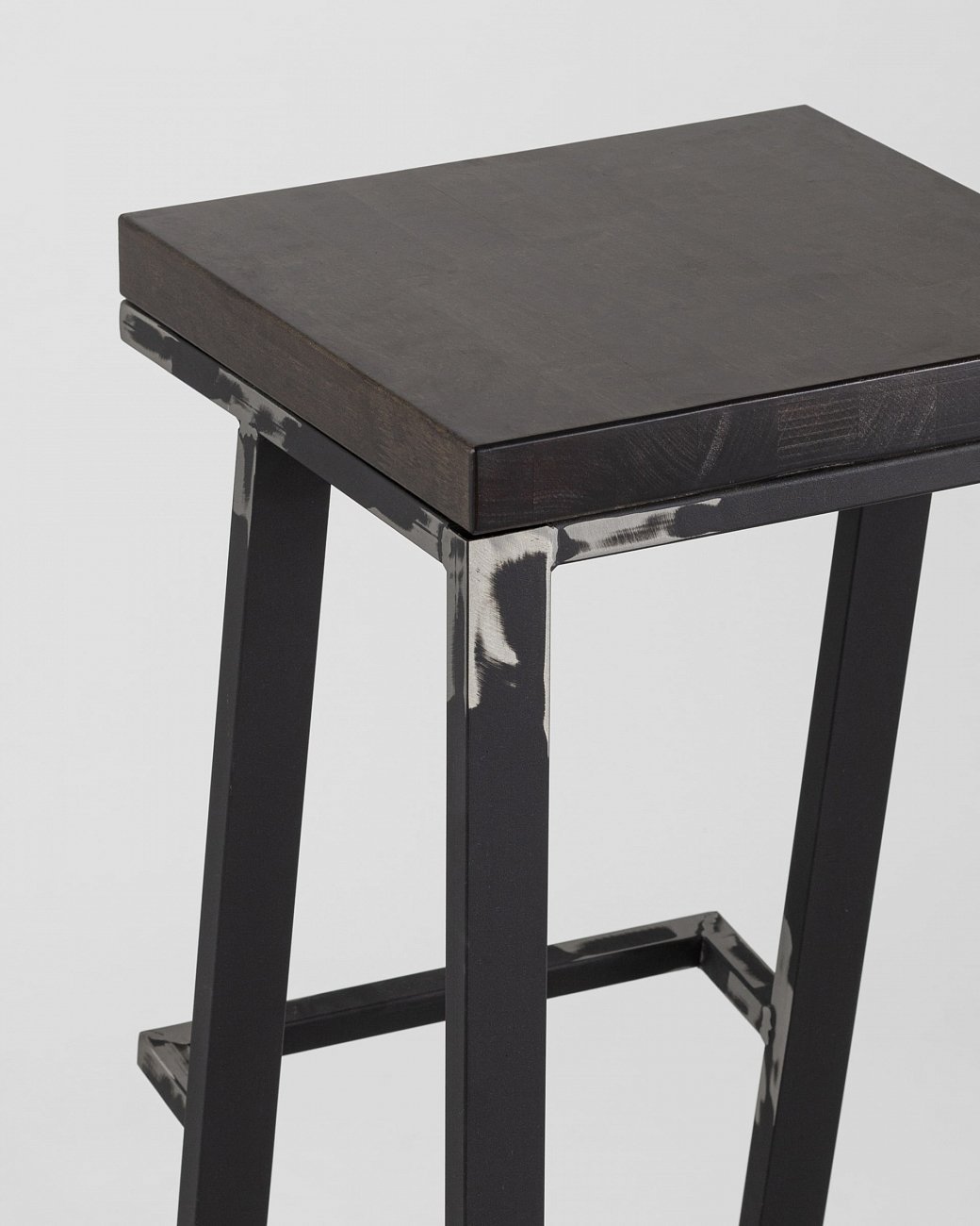 Барный стул коричневый с деревянным сиденьем "Терракс" STOOL GROUP  00-3945992 Коричневый  - Вид №6