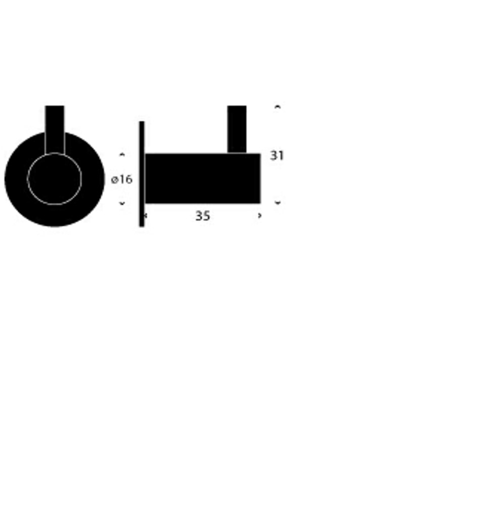FROST Крючок 4 » матовый Нержавеющая сталь Матовый N1127  - Вид №1
