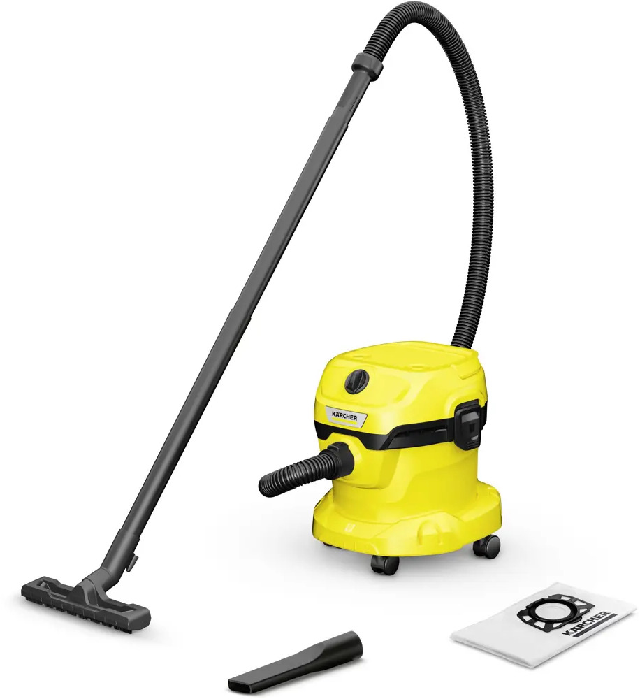 KARCHER WD 2 PLUS - профессиональный пылесос для влажной и сухой уборки 83592631