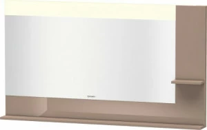 VE732408686 Vero Зеркало с полочками сбоку и внизу Капучино глянцевый лак