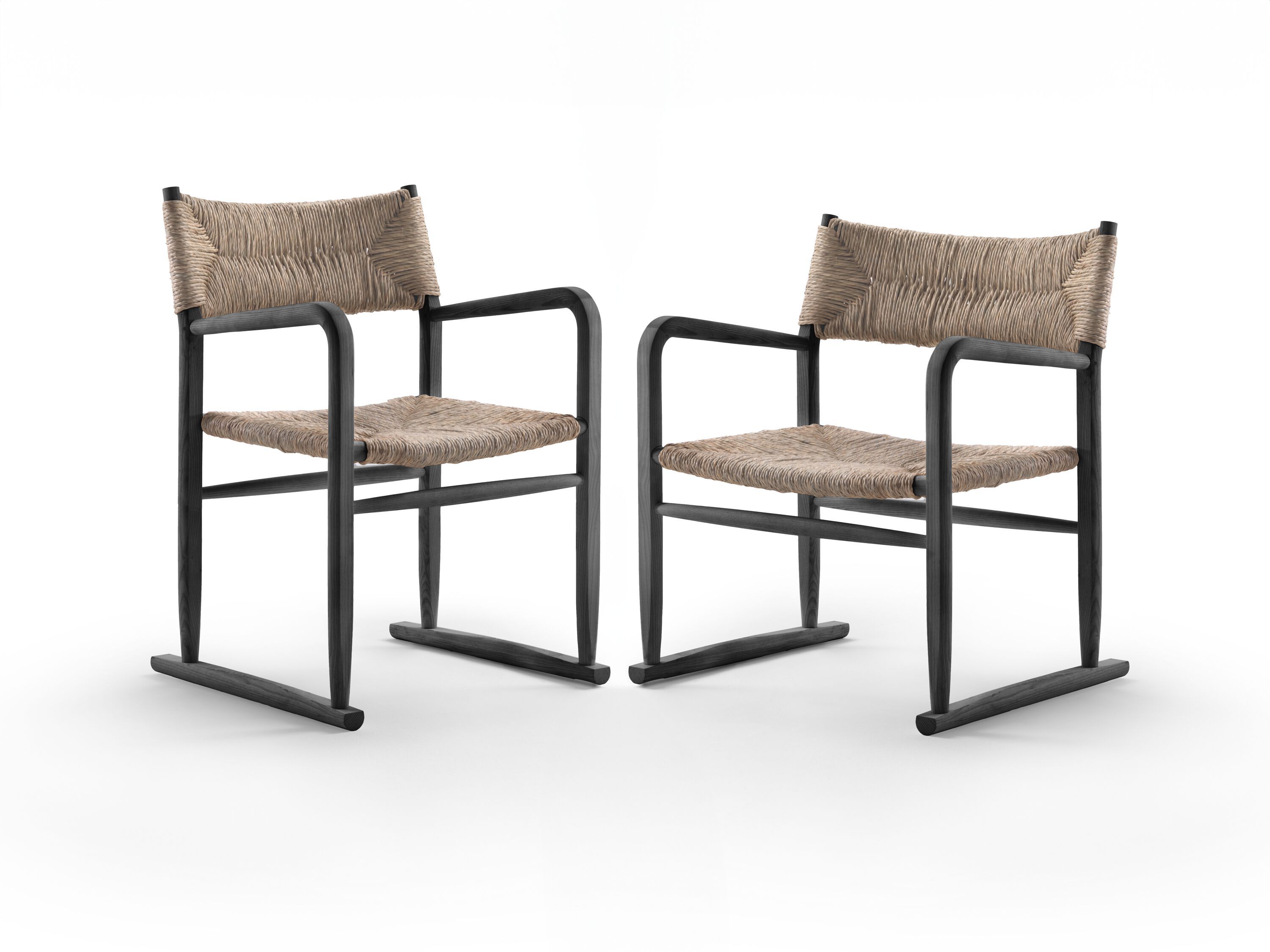 Стул из массива дерева с подлокотниками Flexform Kim ARCH-00138333 - Вид №3