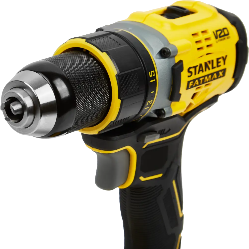 Дрель-шуруповерт аккумуляторная бесщеточная Stanley Fatmax SBD720D2K, 18 В Li-ion 2х2 Ач STLM-2161639 - Вид №3