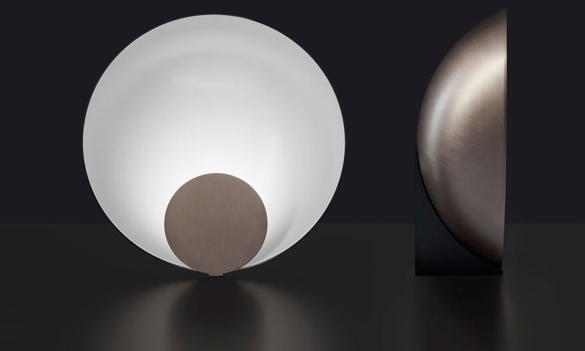 Oluce Светодиодная настольная лампа с отраженным светом из металла  287 - 288  - Вид №1