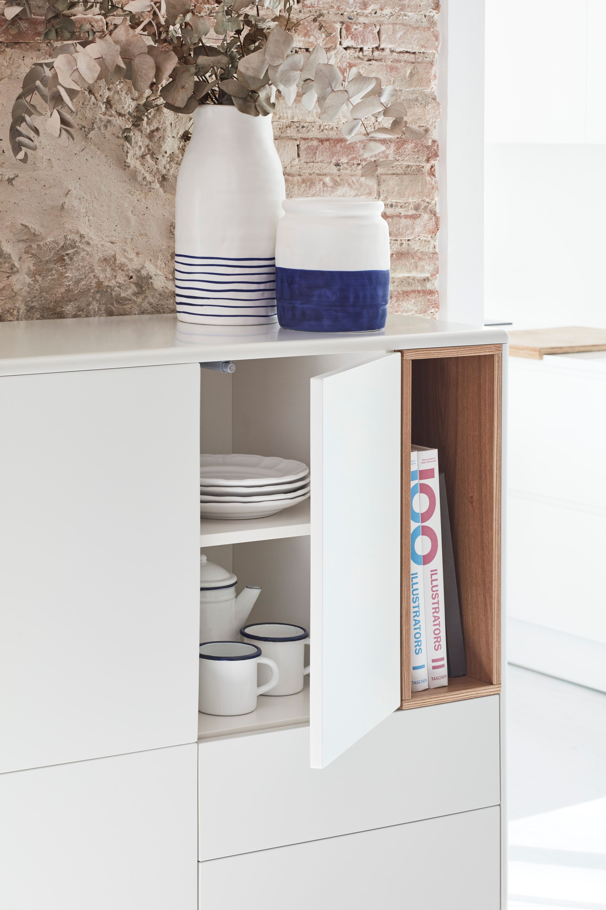 Шкаф из МДФ с распашными дверцами и ящиками TEULAT Corvo ARCH-00150024 - Вид №9