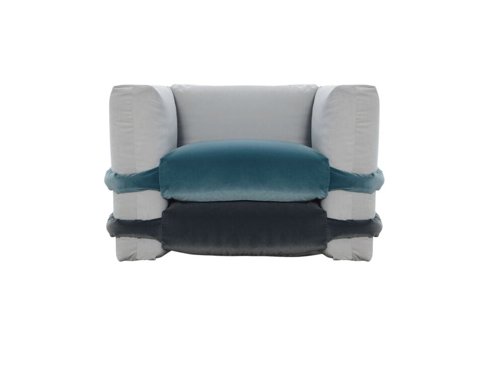 Модульный бархатный диван BD Barcelona PILLOW VELVET ARCH-00002067 - Вид №4