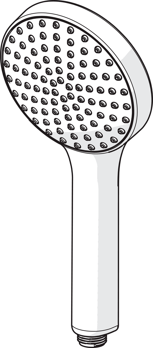 Oras 242401 Ручной душ 242401 Hydractiva Хром/Cветло-серого  - Вид №2