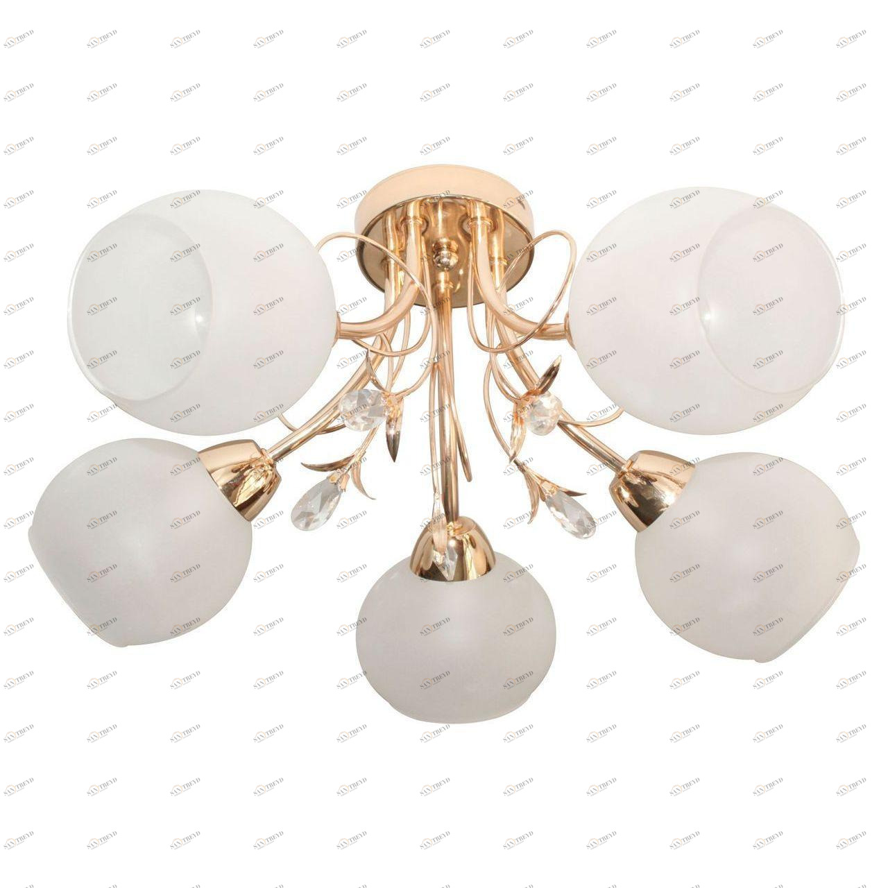 Потолочная люстра Toplight Gwen TL7460X-05FG TOPLIGHT GWEN 183910 Белый 