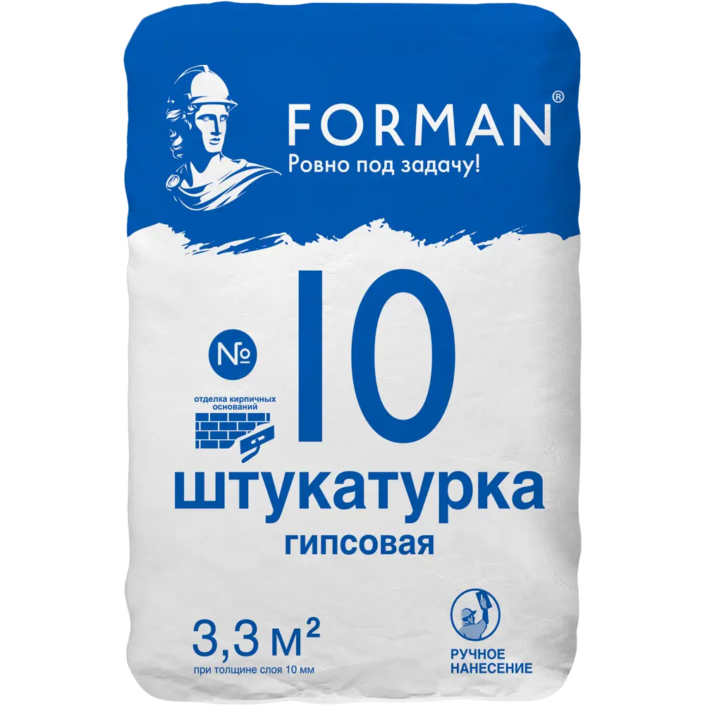 Штукатурка гипсовая Forman №10 30 кг STLM-2160148