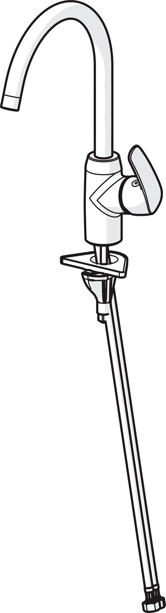 Oras 1028F Смеситель для кухни 1028F Safira Хром  - Вид №2