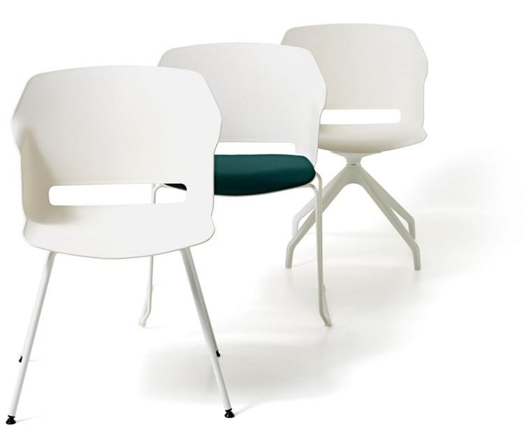 Diemme Офисный стул из полипропилена с подлокотниками на козелке Clop sun-id-1358357 - Вид №3