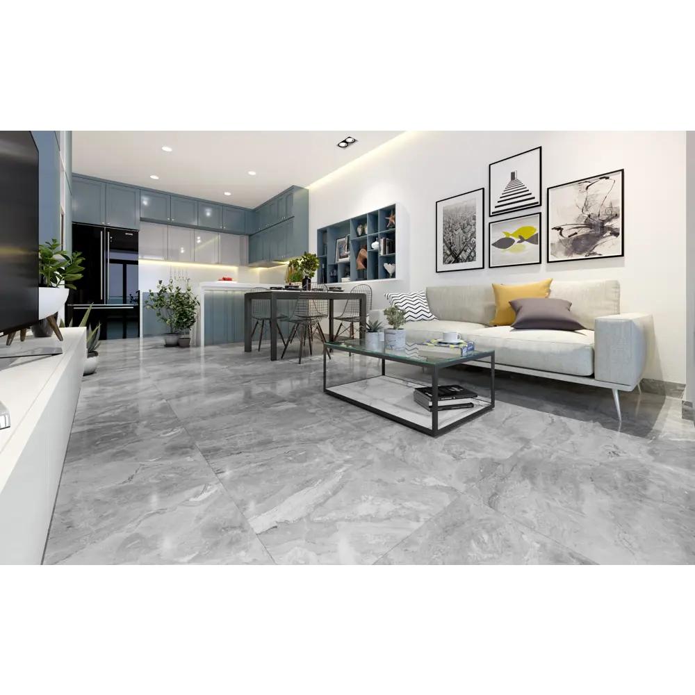 Керамогранит Golden Tile Meloren 59.5x59.5 см 1.062 м² цвет серый 83425861 STLM-2175209 - Вид №1