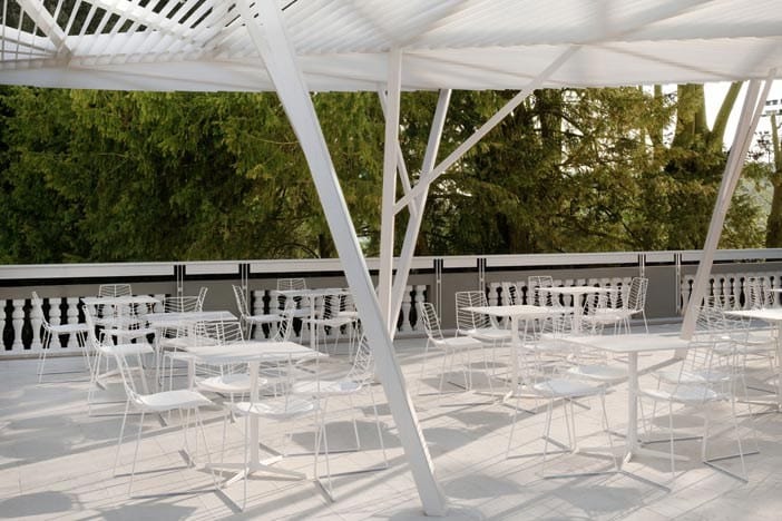 Квадратный стол со спицами Arper Fred ARCH-00037684 - Вид №2