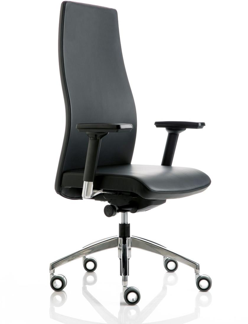 Luxy Кожаное кресло руководителя с подлокотниками на колесиках Smartoffice 4ofdi06, 4ofdi08, 4ofdi54, 4ofdi56  - Вид №1