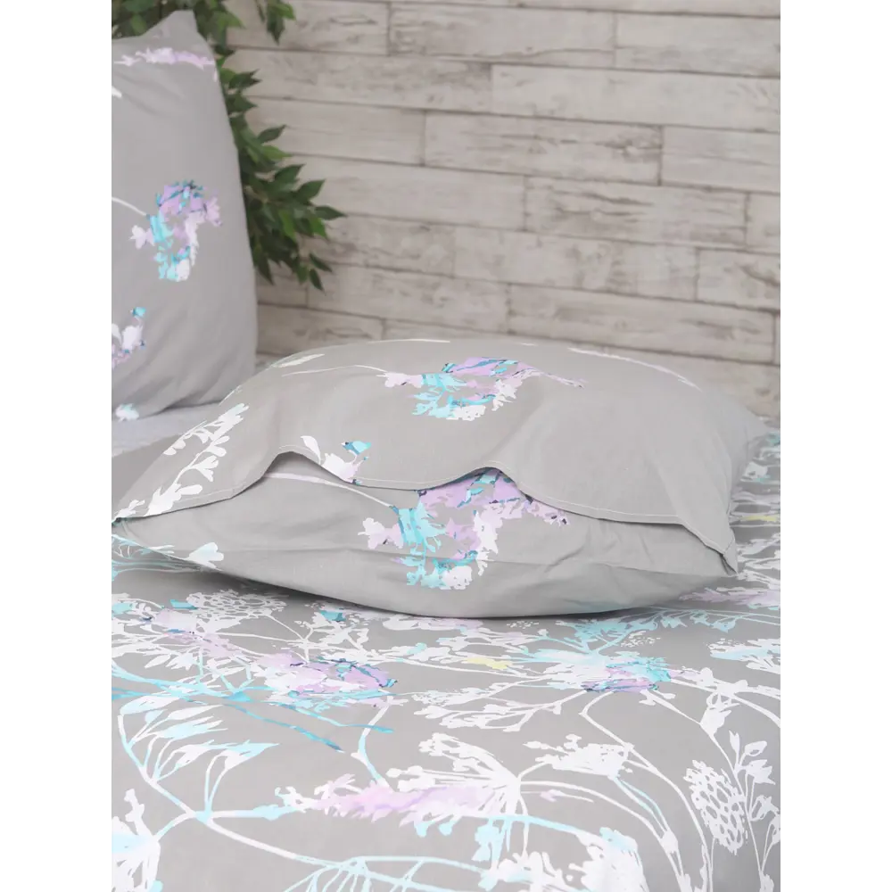 Комплект постельного белья Dried Flower двуспальный бязь серый 89411736 STLM-2004481 Santreyd  - Вид №2