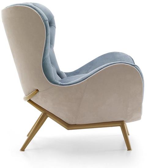 VOLPI Стеганое кресло с подлокотниками Luigi volpi Lv-22002 - Вид №1