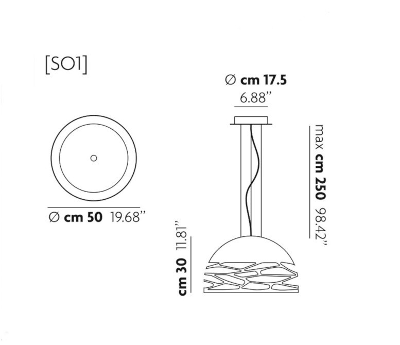 Studio Italia Design Kelly SO1 141002 bk bk светильник подвесной 96008 - Вид №6