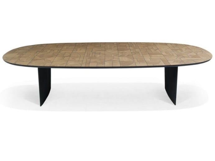 Овальный стол из массива дерева ROCHE BOBOIS Nativ ARCH-00098869 - Вид №2