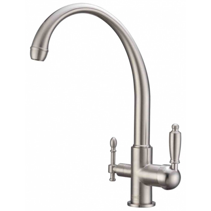 Zorg ZR 330 YF-33 Nickel Смеситель для кухни Zorg 385х225  - Вид №1