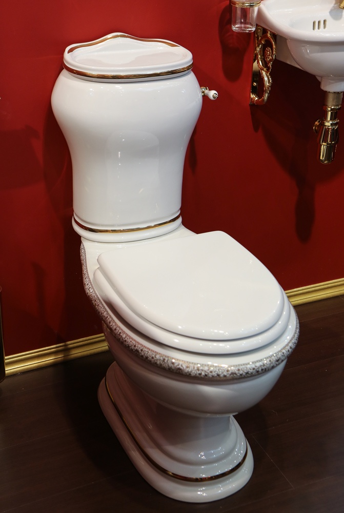 ML.MLD-25.702.BI/ML.MLD-25.708.BI/ML.OLV-29.012/ML.OLV-29.015/ML.RIC-29.040.BI.CR Компакт унитаз с бачком Хромированный Migliore  Италия  - Вид №2