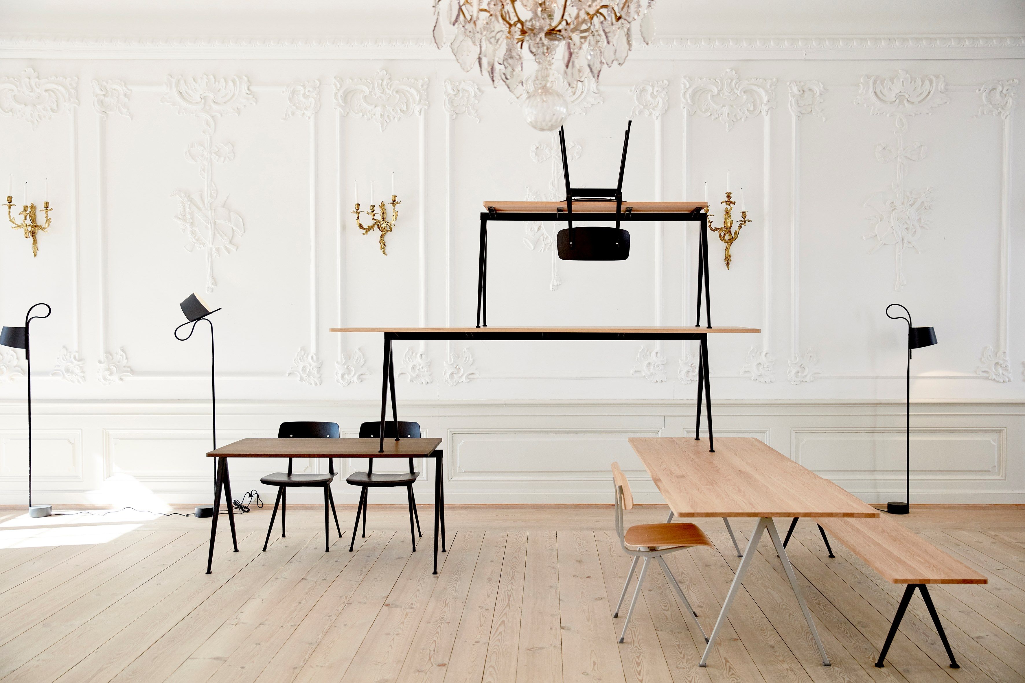 Стул из стали и дерева Hay RESULT ARCH-00144757 - Вид №12