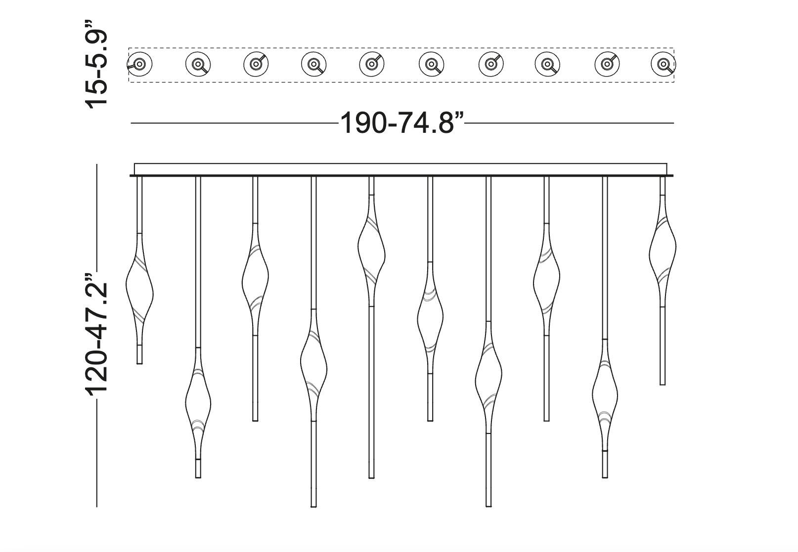 Кристалл светодиодный подвесной светильник Il Pezzo Mancante кусок 12 ARCH-00059222 - Вид №24