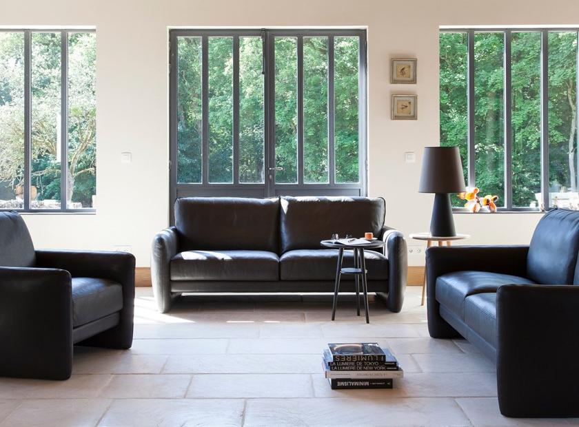 Duvivier Canapés 3-местный кожаный диван-основа для санок Prado Pradxd21, pradxd22, pradxd23 - Вид №2