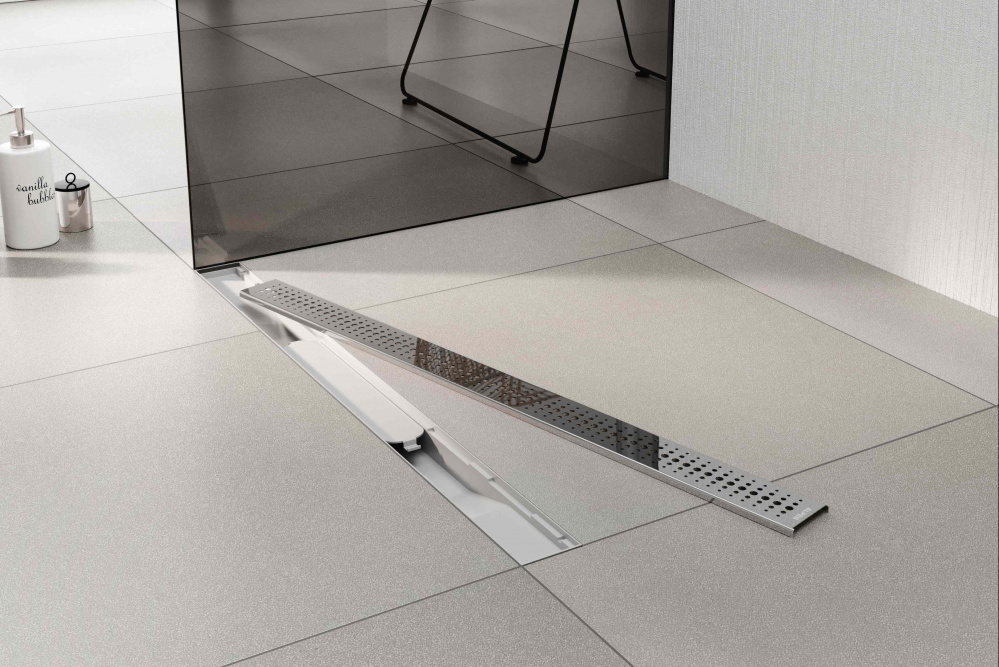 Водоотводящий желоб ALPEN Basic ALP-450BN1 с рамкой  - Вид №2