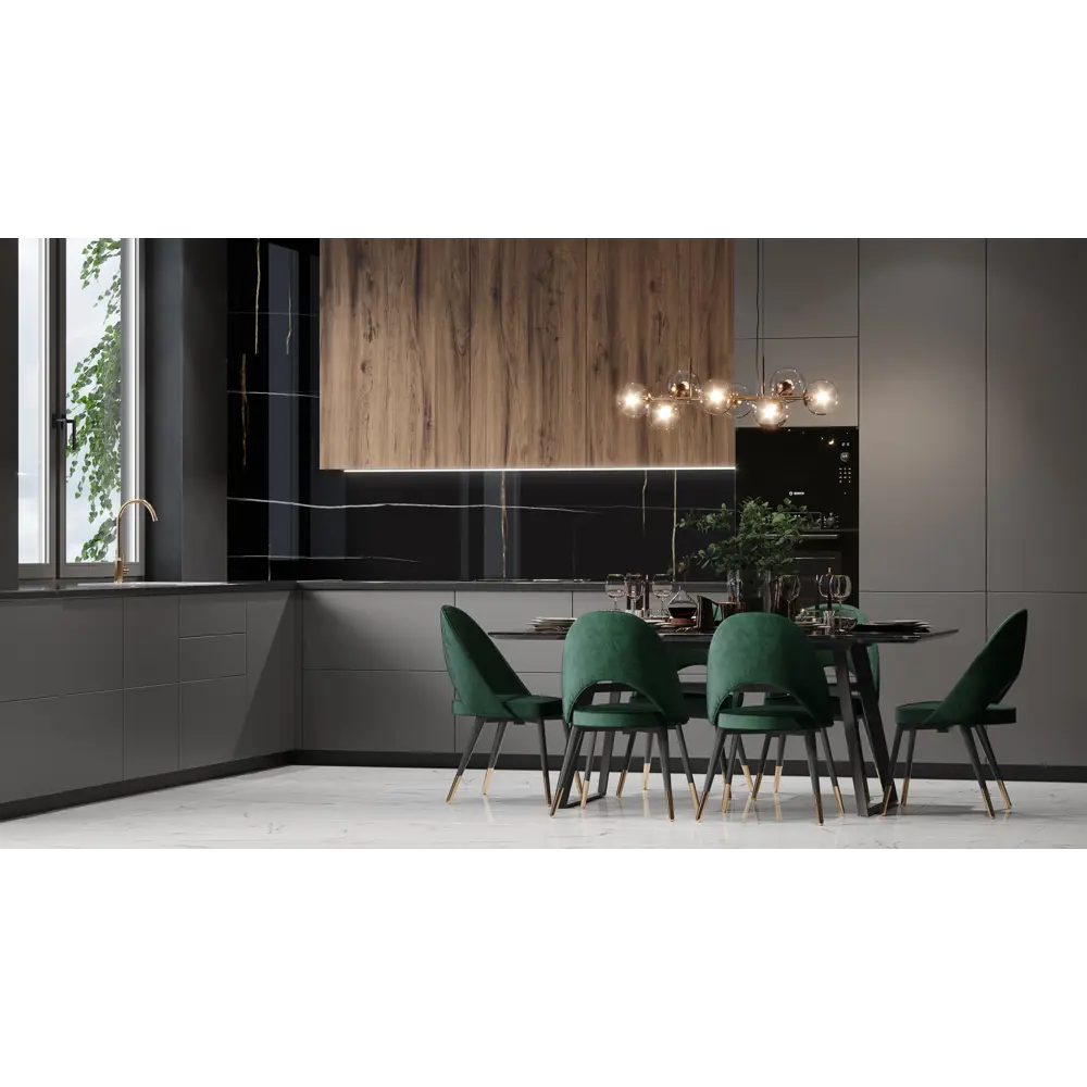 Стеновая панель Alumoart Sahara Noir Cord 48.1.4 60x0.4x300 см алюминий цвет черный камень 88887746 STLM-2077890  - Вид №3