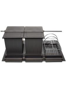 Система сортировки мусора Omega Duet/Top 800/31 Anthracite NAVAKO