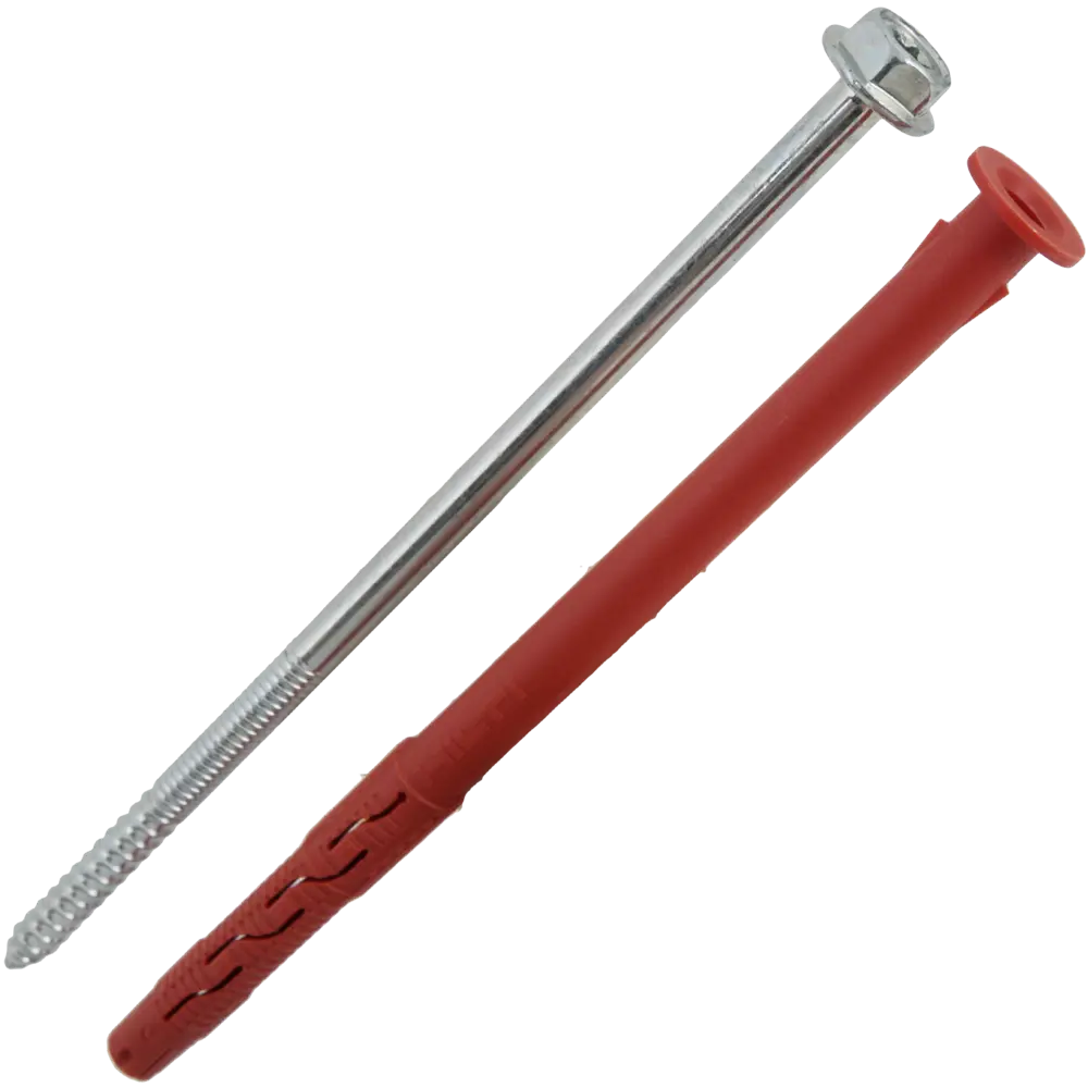 Дюбель фасадный Hilti HRD-H 10x180 мм нейлон/оцинкованная сталь цвет красный 4 шт. 82656582 STLM-2021671  - Вид №1