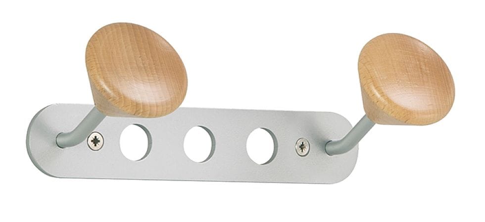 Стальная и деревянная настенная вешалка Manade Oléa ARCH-00105875 - Вид №3