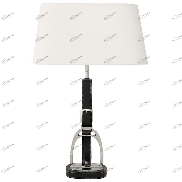 Настольная лампа Olympia Equestrian от Eichholtz Чёрный 107265 EICHHOLTZ КЛАССИЧЕСКИЕ 061832 Белый;черный 
