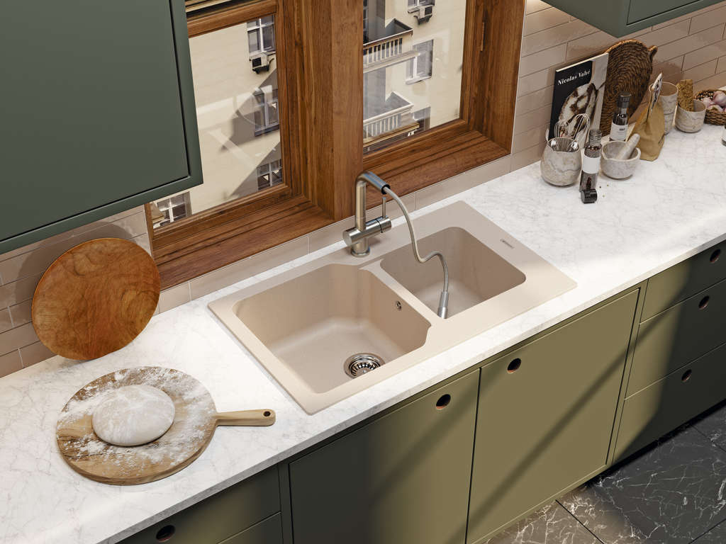 Кухонная мойка Maru 86-2 EV OMOIKIRI 4993290 - Вид №1