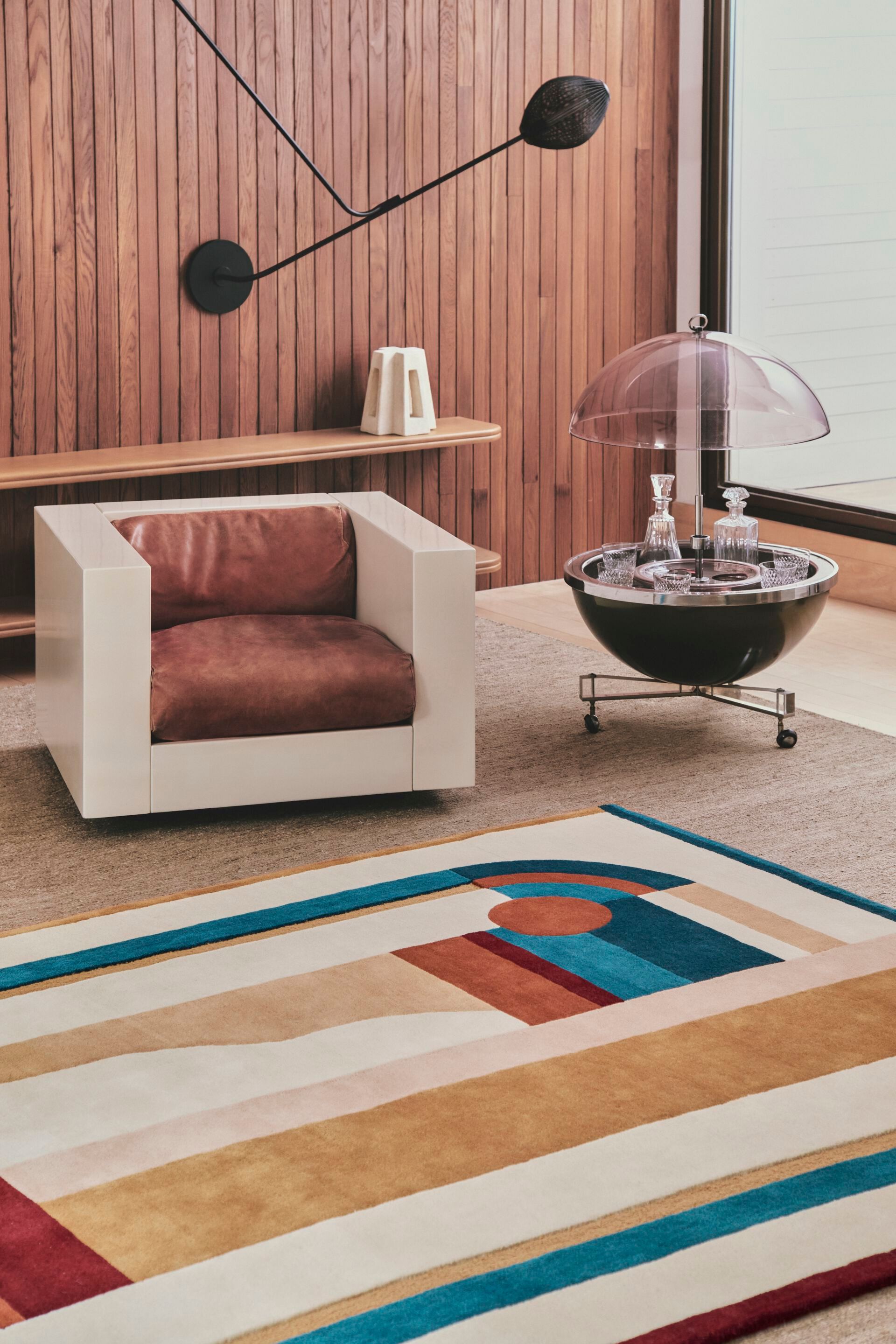 Шерстяной ковер с рисунком Toulemonde Bochart HACIENDA ARCH-00021550