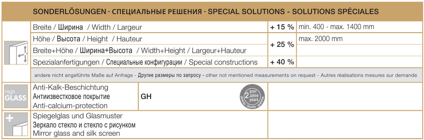 Душевое ограждение с опорой Provex Jolly JW-5 5100 JW 05 GL блестящий алюминий 5100JW05GL - Вид №3