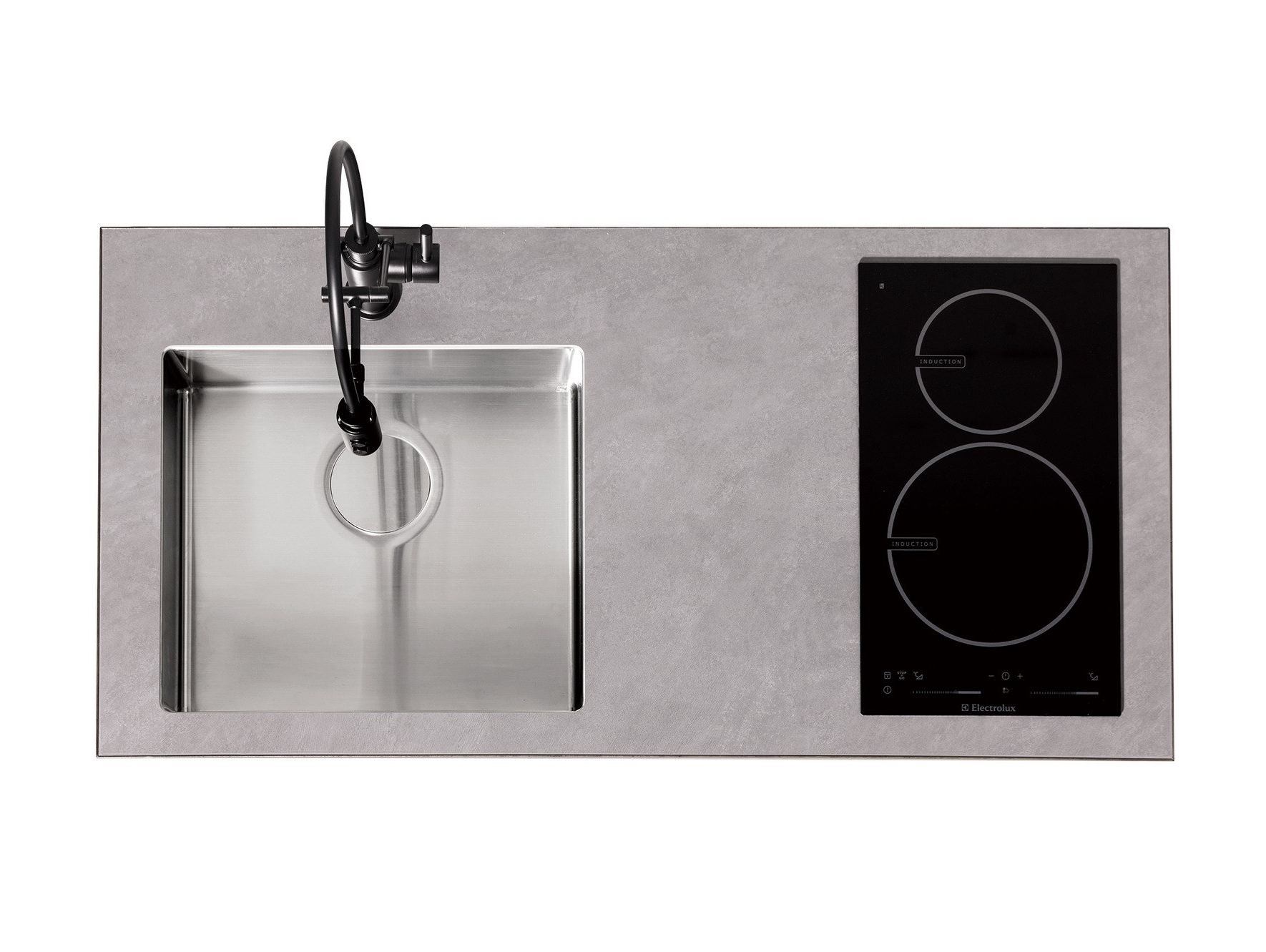 Деревянная мини-кухня без ручек Miratap коньки ARCH-00030576 - Вид №4