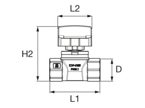 Прямой и резьбовой моторизованный шаровой кран "Top Entry"