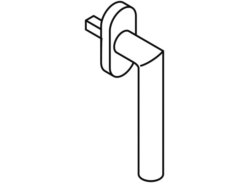 162PCFG.2 оконная ручка HEWI System 162 | Polyamid  - Вид №12