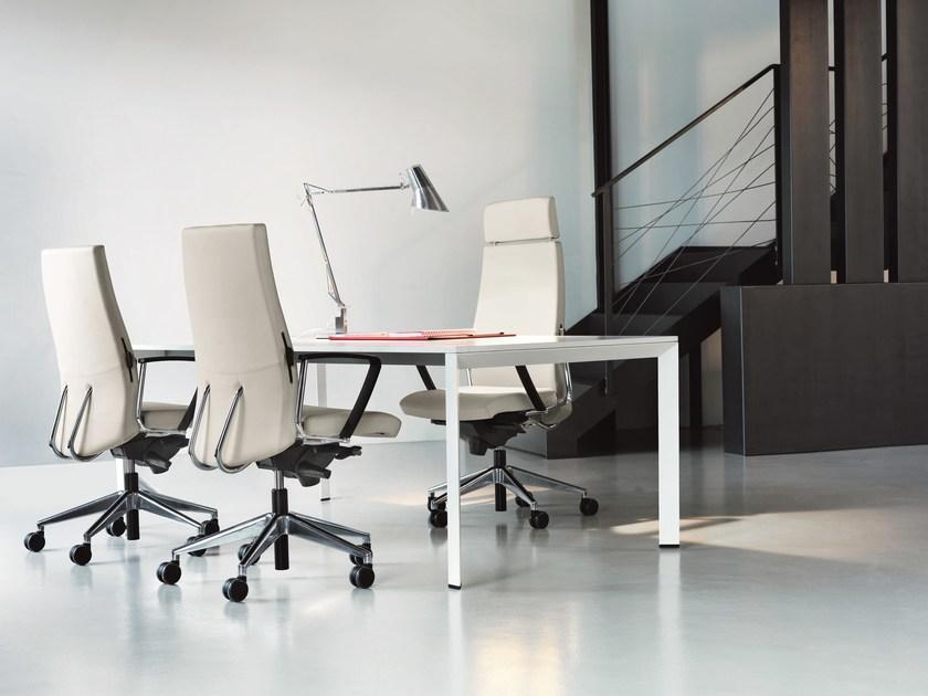 Ares Line Кожаное кресло для руководителя со средней спинкой Trendy family sun-id-1369797 - Вид №6