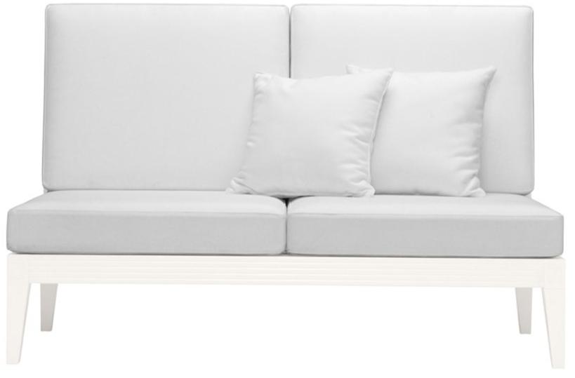 JANUS et Cie Большой центральный модуль из алюминия для модульного дивана Quadratl sun-id-1351650 - Вид №2