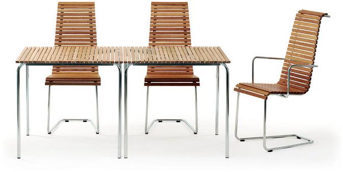 Nola Industrier Консольный садовый стул из стали и дерева с подлокотниками Djurgårdsbrunn sun-id-1369127 - Вид №2