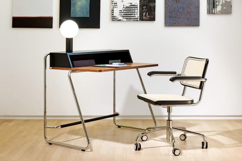 Thonet Мягкое 5-спицевое кожаное кресло с подлокотниками S 32 / s 64 sun-id-1388026 - Вид №3