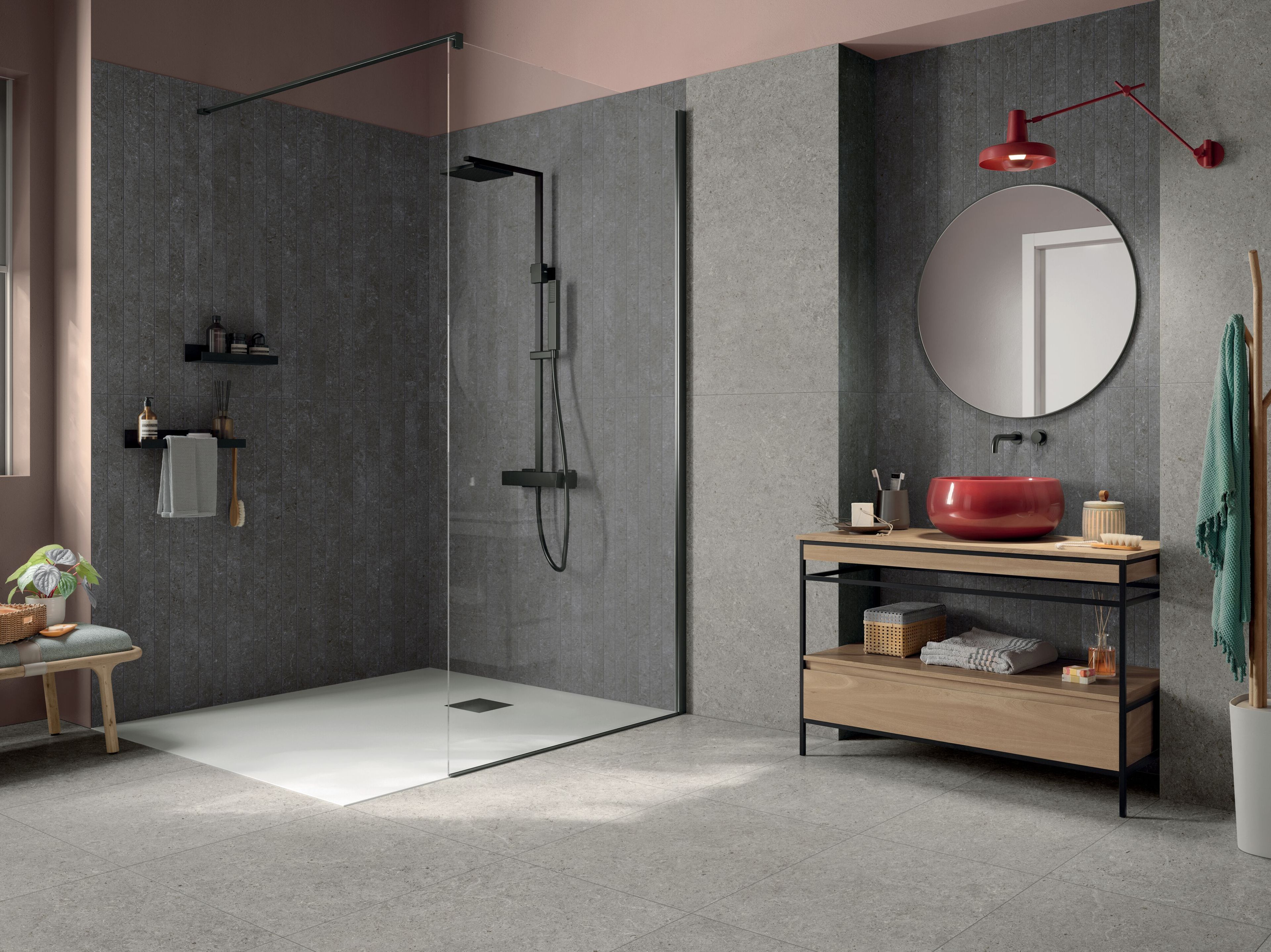 Пол / облицовка керамогранита с эффектом камня Panaria Ceramica Surround ARCH-00014953