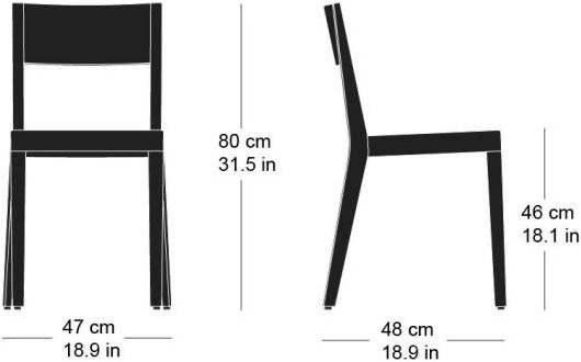 horgenglarus Штабелируемый стул из массива дерева Miro 6-400 - Вид №10