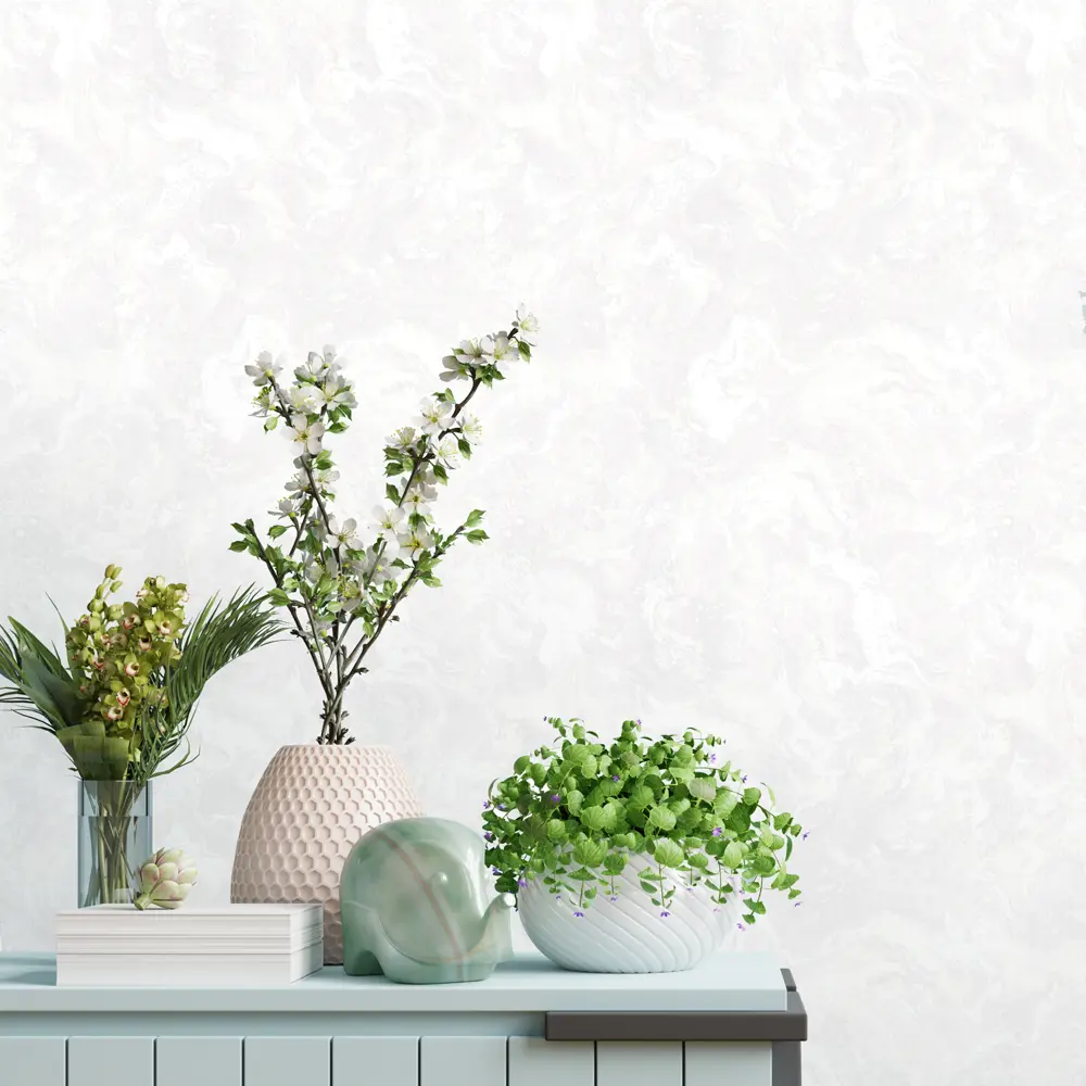 Флизелиновые обои Erismann Amalia белые 1.06 м 89398954 STLM-1533219 - Вид №3