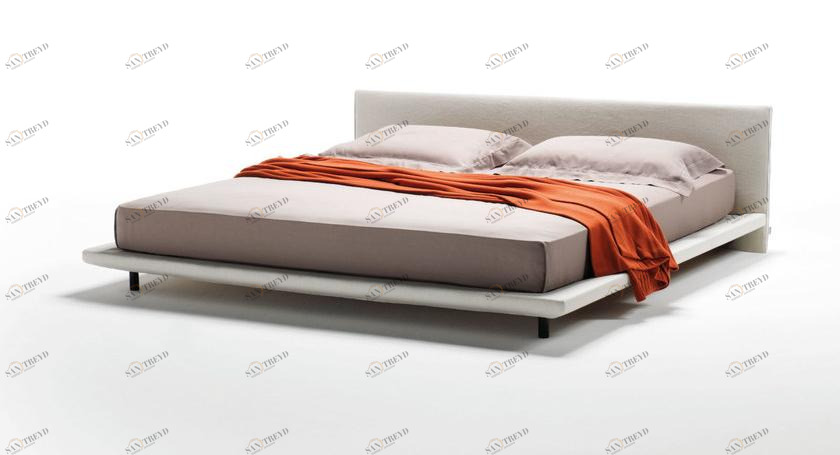 Living Divani Кровать двуспальная с обивкой Chemise sun-id-1396601